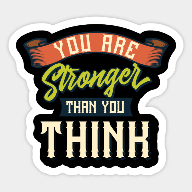 Stronger Than You Think Sticker by BrillianD